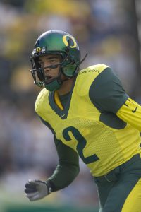 Photo - Jordan Kent as wide receiver for the Oregon Ducks