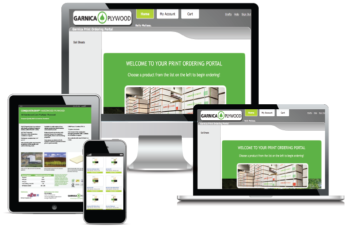 Comprehensive Printing Solutions example of Web-to-print digital platform