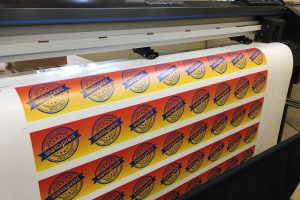 Wide Format Printing example of Stickers