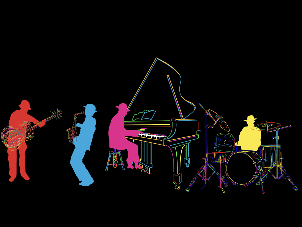 Graphic-CMYK Jazz Band - Community Arts